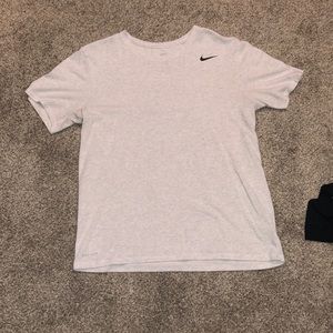 Nike Dri-Fit tee shirt. Size large. White color.